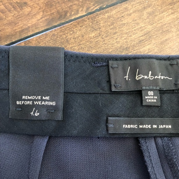 Babaton 00 Arthur Cropped Slim Pants - Picture 5 of 7